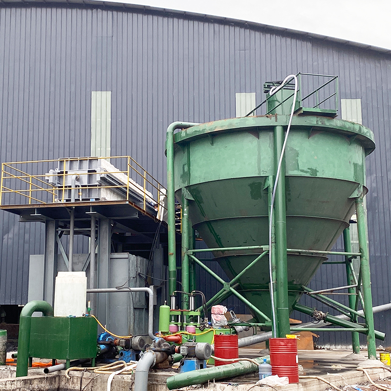 压滤机专用泵处理洗煤污泥污水现场